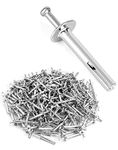 QWORK Hammer Drive Nails in Anchor, 1/4" x 1-1/2", (200 per Box)