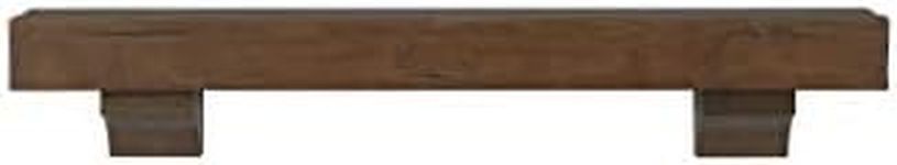 Pearl Mantels 412-60-70 Shenandoah Pine 60-Inch Fireplace Mantel Shelf, Rustic Cherry