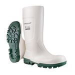 DUNLOP Unisex Work-It Industrial Boot, White/Green, 11 UK