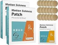 Sea Sickness Patch, 40 Count Motion Sickness Patches- Relieves Dizziness from Seasickness and carsickness, Suit for Travel of Car and Boat Rides, Cruise and Airplane