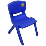 A406 Extra Strong Childrens Plastic Chair - Ideal nursery schools, clubs, etc (2, Blue)