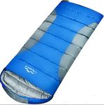 Envelope Sleeping Bag for Indoor & Outdoor use. Ultralight and Compact Bags are Perfect for Hiking, Backpacking & Camping