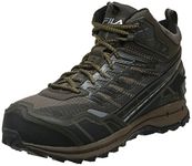 Fila Men's Hail Storm 3 Mid Composite Toe Trail Work Hiking Shoe, Walnut/Major Brown/Gold Fusion, 12 D US