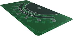 Blackjack playing mat 180 x 90 cm - casino table cloth (layout) to enhance you games night