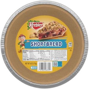 Keebler Ready Crust 9-Inch Shortbread Pie Crusts, Premade Pie Crusts For Baking And No-Bake, 12 ct