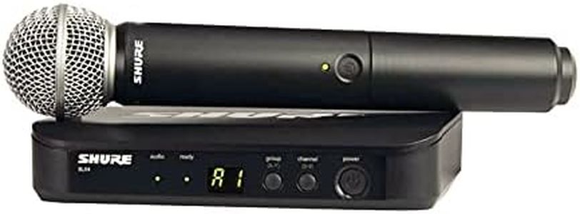 Shure BLX24/SM58 Wireless Microphone System with SM58 Handheld Vocal Mic (K14 = 614-638 MHz)