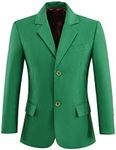 Visaccy Boys Formal Blazer School Jacket, Green, 10 Years