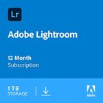 Adobe Lightroom 1TB| 1 Year | PC/Ma