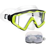 AQUA A DIVE SPORTS Diving mask Anti-Fog Swimming Snorkel mask Suitable for Adults Scuba Dive Swim Snorkeling Goggles Masks