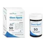 B-Arm Gluco Spark Blood glucose Test Strips | Pack of 50 Strips | Sugar Test Strips compatible only with Glucospark glucose meters and not with any other glucose meters(B-Arm)