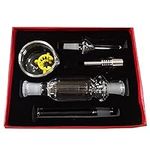 Glass Bongs Set,Glass Nectar Collector Pipe for Smoking,Nicotine Free