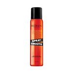 Redken Hair Spray, Spray Smooth Heat Protectant for Hair, Anti-Frizz Treatment Spray, Instant Smoother, With Citric Acid, Paraben Free, Sulfate Free, Silicone Free, 212 G