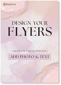 BillyPrint Customized Flyers 240 GSM For Business With Logo Photo Text Glossy Matte Uncoated Paper A3 For Meuns Posters 2 Sided 25 Sheets