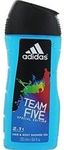 Adidas Team Five Special Edition Mens Shower Gel and Shampoo, 250 ml