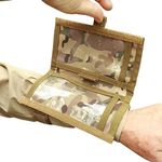 Underalert Tactical Map Case, Rifle Dope Card Holder for Long Range Shooting Waterproof Wrist Map Holder Military Wristband Pouch Armband Book Sleeve Army Gear Sports Wrist Coach Qb Quarterback Band