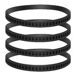 4 Pack 650721-00 Bandsaw Rubber Tires Replacement for Dewalt Band Saw Tires and Milwaukee Bandsaw Pulley Tires DWM120 A02807 DCS374 DW328K D28770 D28770K 514002079 6230 6232-20