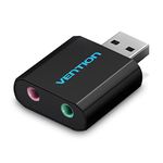 VENTION USB External Stereo Sound Card 3.5mm Aux Headphone Adapter for Windows Mac Linux PC Laptop Desktops Plug and Play USB Audio Jack Headset Converter