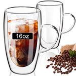 Large Glass Coffee Mugs