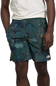 THE NORTH FACE Men's Wander Short, Summit Navy Camo Texture Print, Large