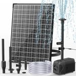 POPOSOAP Solar Fountain Pump, 20W S