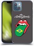 Head Case Designs Officially Licensed The Rolling Stones Brazil International Licks 1 Soft Gel Case Compatible with Apple iPhone 13