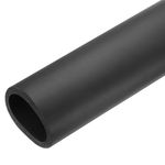 MECCANIXITY Pipe Insulation Foam Tube 2" ID x 2-9/16" OD 3ft Foam Tubing Heat Insulated Pipe for AC Unit Handle Grip Water Pipe Freeze Protection - 50x65mm/Black