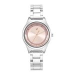 Fastrack Copper Plated Dial Analog Pink Metal Watch for Women-6261SM02