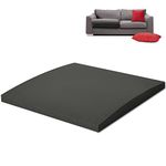 HAVARGO Couch Cushion Support for Sagging Seat Invisible Foam Cushion Under Couch Cushion Support for Home Furniture Deco Anti Slip Dark Grey 1Pc