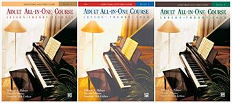 Generic Alfred's Basic Adult Piano Course: Adult AllinOne Course Books Set (3 Books)Level 1, 2, 3