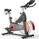 JOROTO Exercise Bike - Stationary Bikes for Home with Magnetic Resistance Heavy Flywheel Indoor bike with Silent Belt Drive Indoor Cycling Bike 350 LBS - 2023 Newest Version