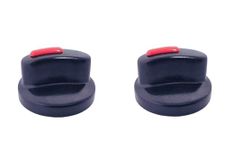 Gas Stove Knob Suitable for Prestige Stove for All Blacktops/Glasstops & Stainless Stoves (On - Off Stove Knobs) - Pack of 2