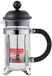 BODUM 1913-01 Caffettiera 3 Cup French Press Coffee Maker, Black, 0.35 l, 12 oz