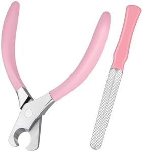 HEYCROWN Large Dog Nail Clippers Wide Jaw Opening Heavy Duty Dog Nail Trimmer Cat Claw Clippers