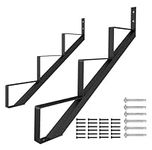 DIYHD Steel Stair Riser 3 Step Stair Stringer for Deck Height 28 in