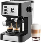 CASABREWS 20 Bar Espresso Machine, Coffee Maker with Steam Milk Frother, Professional Espresso Maker and Cappuccino Machine with 50oz Removable Water Tank, Gift for Men Women