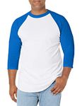 Soffe Mens Classic Raglan 3/4 Sleeve T-Shirt