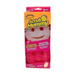 Scrub Daddy Scrub Mommy Washing Up Sponge - Dual Sided Scrubbing Non Scratch Scourers, Smiley Face Sponges for Cleaning Kitchen & Bathroom, Dish Scrubber, FlexTexture Home Products, Assorted Two Pack