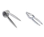 THE BLP Stainless Alloy Nut Cutter Seafood Tool/Walnut Cracker Lobster Akhrot Pincers Cutter/Cracker Nutcracker Tool (Combo of 2 Designs)