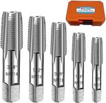 5-Piece NPT Pipe Tap Set, 1/8", 1/4