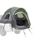 VEVOR Pickup Truck Tent, Fit 6.4-6.7 ft Truck Tents for Camping, Waterproof PU2000 2-3 Person Sleeping Truck Bed Tent with Double Layer Design Windows, Sturdy Truck Bed Camper Shell with Storage Bag