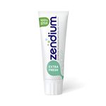 Zendium Extra Fresh Toothpaste 75ml - contains natural antibacterial enzymes and proteins - natural protection against bad breath with up to 12 hour fresher breath - SLS free, Triclosan free