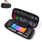 iofeiwak Hori Split Pad Pro Case - Hard Shell Case for Hori Split Pad Pro & Rog Ally & Binbok & NexiGo Controllers - Support 20 Game Slots/Button Protection/Large Capacity