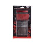 12x 7.5inch R9 Crossbow Bolts Arrows 2" Red Vanes with 100grain Point Tips for Hunting Shooting Targeting