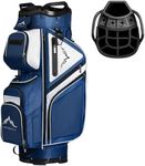 UNIHIMAL 15-Way Golf Cart Bag, Premium Anti-Shake Divider Top Golf Bag with Comfortable Handles, Magnetic Pocket and Rain Cover