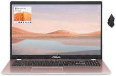 ASUS Vivobook Go 15 L510 Ultra Thin Laptop, 15.6" FHD Display, Intel Pentium 4-Core Processor, 4GB DDR4 RAM, 256GB PCIe SSD, USB-C, HDMI, Windows 11 Home S Mode + 1 Year Microsoft 365, Pink