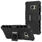 Amzer Hybrid Warrior Cover Case for Samsung Galaxy S7 - Black