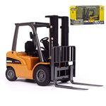 Gemini&Genius Forklift Truck Toys 1-50 Scale Diecast Engineering Vehicle Construction Fork Truck Alloy Models Warehouse Vehicle Toys for Kids and Decoration for House