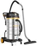 Vacmaster Beast Series 90L Wet & Dry Vacuum Cleaner 3200 WATT Dual Motor | 90L Stainless Steel Tank | 2 Stage Filter, HEPA13 0.2um UK Certified Filter | Convertible Drain Blower