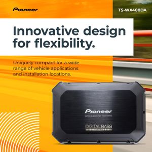 Pioneer Active Subwoofer with Built-in Class-D Amplifier, 250W – Space Saving