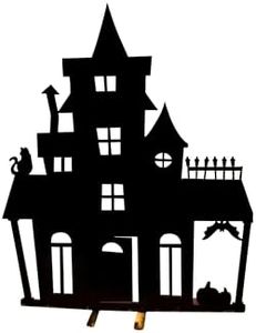 Balsam Hill Outdoor Illuminated Spooky Manor Silhouette